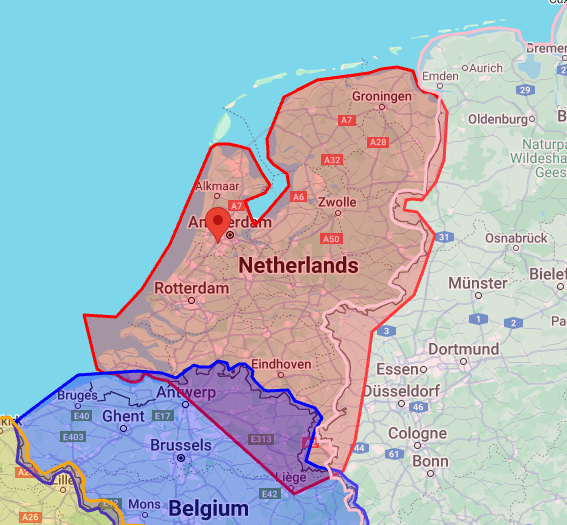 Shipment rate example